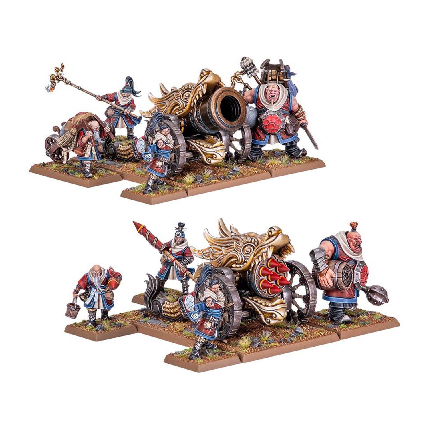 Grand Cannon and Fire Rain Rocket Battery