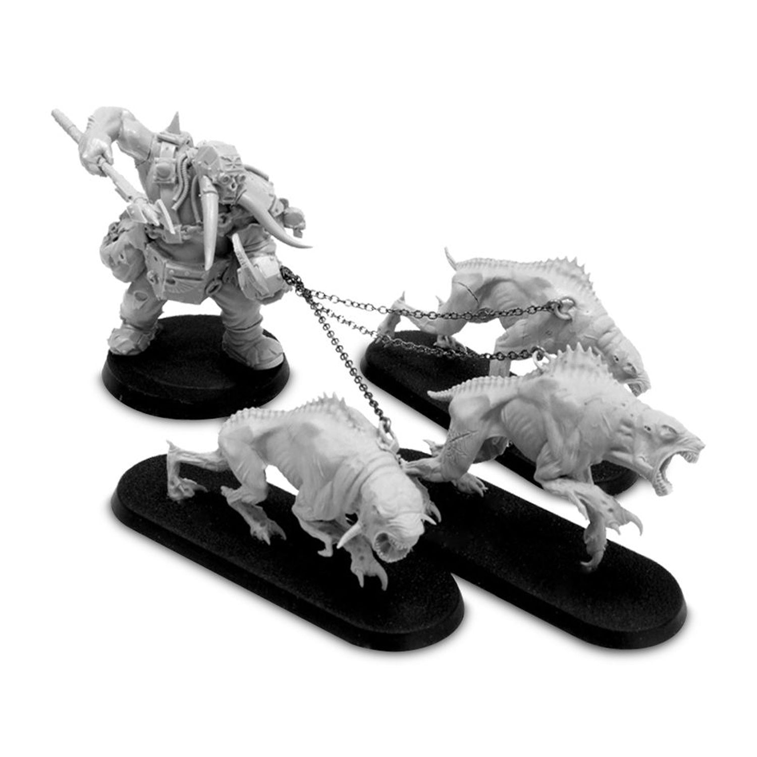 Khornate Renegade Ogryn with Hounds of Xaphan